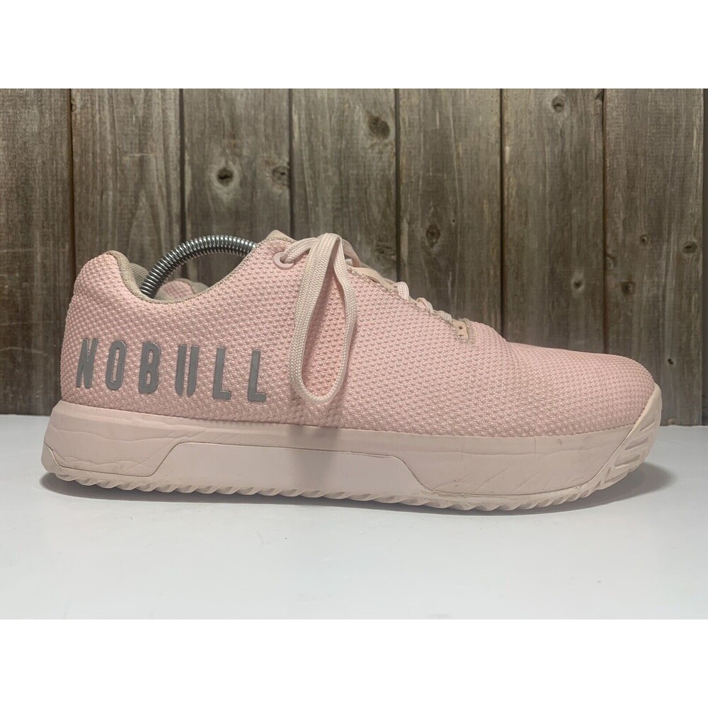 NOBULL Blush Pink Trainers Plus Size W 12 /M 10.5 Crossfit Workout Shoes
